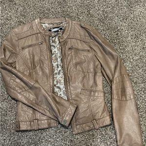 Leather jacket